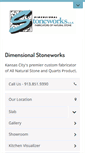 Mobile Screenshot of dimensionalstoneworks.com